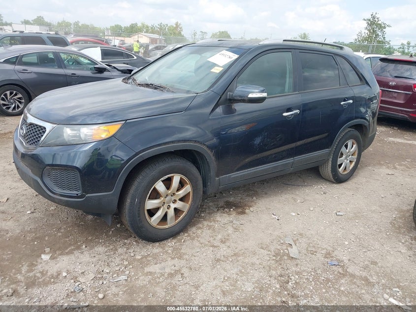 2013 Kia Sorento VIN 5XYKT4A29DG322823 IAAI salvage auction — NORMAL WEAR, Original (Ohio), sold $675 on 2026-07-30 (photo 2)