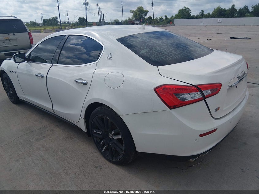 2016 Maserati Ghibli VIN ZAM57XSA2G1190772 IAAI salvage auction — FRONT END, Wait Title, sold $1,350 on 2026-10-02 (photo 3)