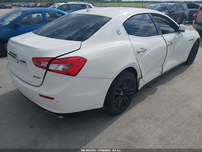 2016 Maserati Ghibli VIN ZAM57XSA2G1190772 IAAI salvage auction — FRONT END, Wait Title, sold $1,350 on 2026-10-02 (photo 4)