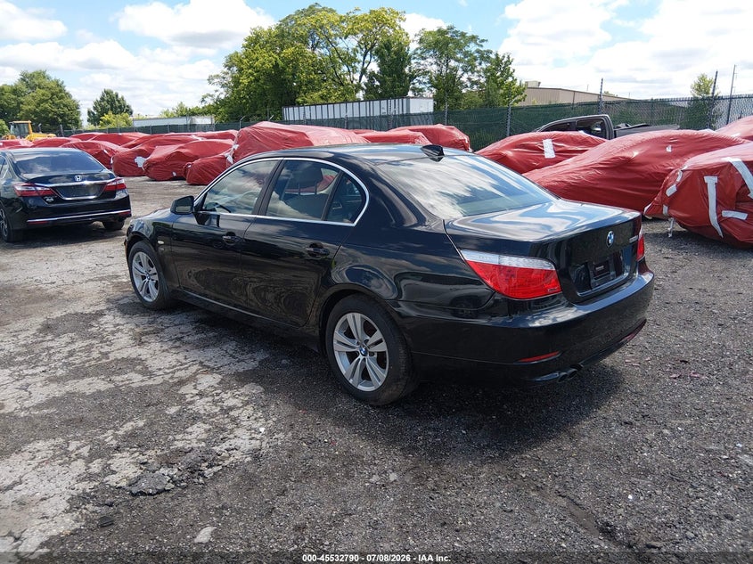 2010 BMW 5 series VIN WBANV1C59AC443491 IAAI salvage auction — ENGINE DAMAGE, Clear (Pennsylvania), sold $225 on 2026-07-17 (photo 3)