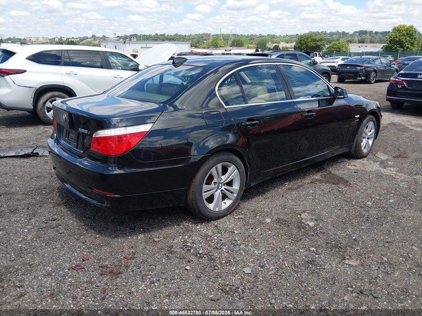 2010 BMW 5 series VIN WBANV1C59AC443491 IAAI salvage auction — ENGINE DAMAGE, Clear (Pennsylvania), sold $225 on 2026-07-17 (photo 4)
