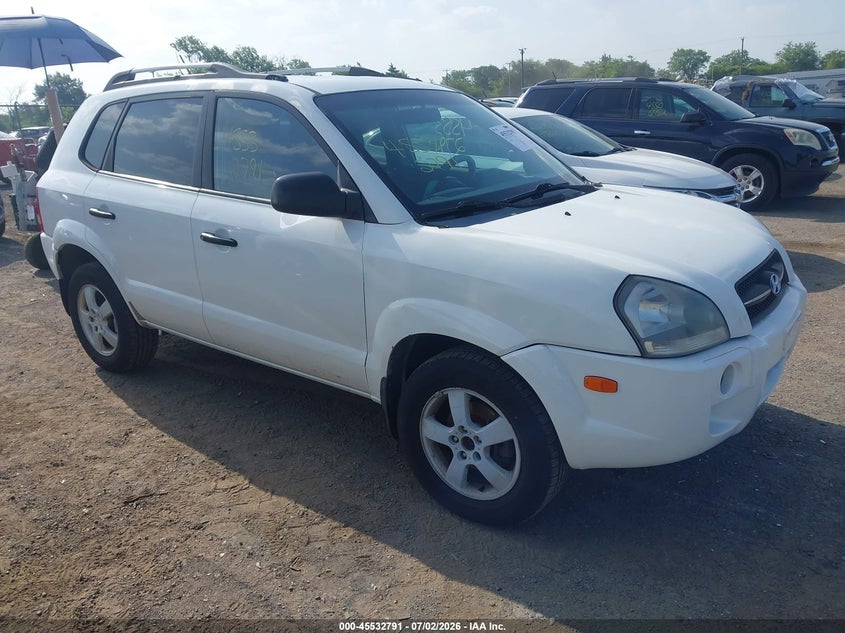 2005 Hyundai Tucson VIN KM8JM12B55U079805 IAAI salvage auction — NORMAL WEAR, Clear (Virginia), sold $600 on 2026-07-14 (photo 1)