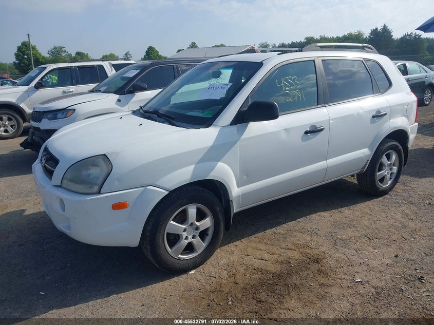 2005 Hyundai Tucson VIN KM8JM12B55U079805 IAAI salvage auction — NORMAL WEAR, Clear (Virginia), sold $600 on 2026-07-14 (photo 2)