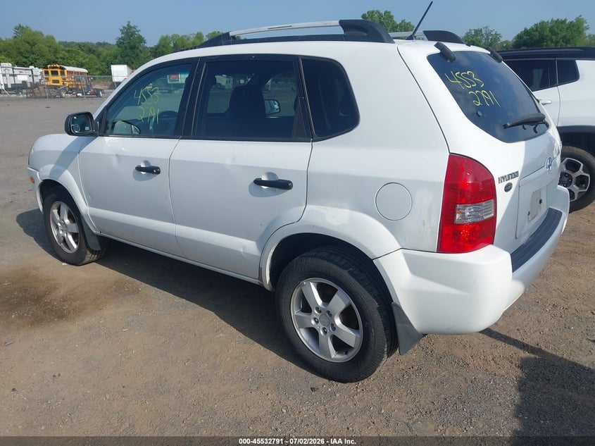 2005 Hyundai Tucson VIN KM8JM12B55U079805 IAAI salvage auction — NORMAL WEAR, Clear (Virginia), sold $600 on 2026-07-14 (photo 3)