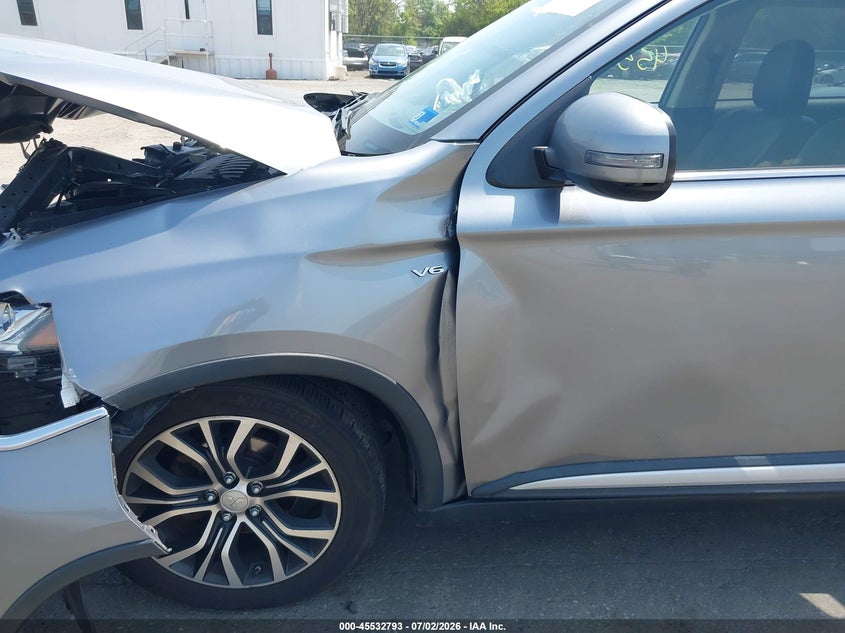 2016 Mitsubishi Outlander VIN JA4JZ4AXXGZ008717 IAAI salvage auction — FRONT END, Salvage Title, sold $650 on 2026-09-02 (photo 6)