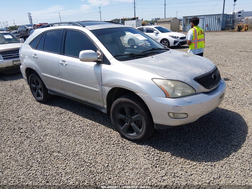 2006 Lexus Rx 330 VIN JTJHA31U060102861 IAAI salvage auction — NORMAL WEAR, Peddle Clear Public-Restricted (Oregon), sold $675 on 2026-07-29 (photo 1)