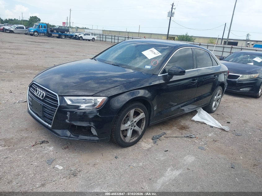 2019 Audi A3 VIN WAUBEGFF7K1021405 IAAI salvage auction — NORMAL WEAR, Original (Texas), sold $2,150 on 2026-07-22 (photo 2)