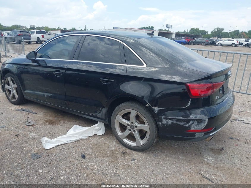 2019 Audi A3 VIN WAUBEGFF7K1021405 IAAI salvage auction — NORMAL WEAR, Original (Texas), sold $2,150 on 2026-07-22 (photo 3)