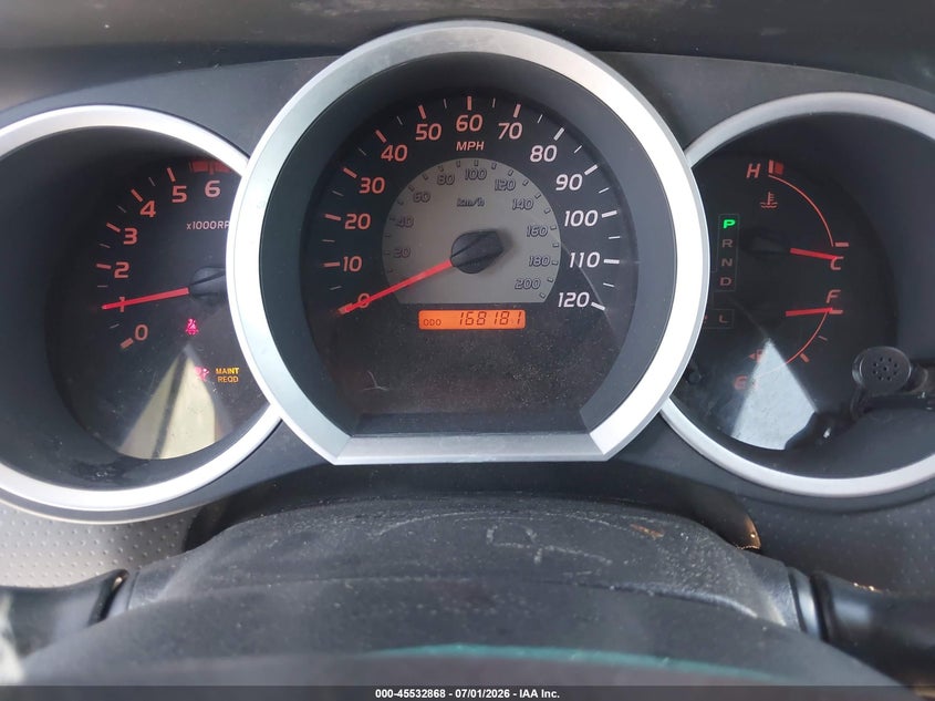 2007 Toyota Tacoma VIN 5TEUU42N47Z393016 IAAI salvage auction — FRONT END, Salvage (Arizona), sold $2,150 on 2026-07-28 (photo 7)
