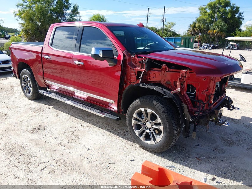2024 Chevrolet Silverado VIN 1GCUDJED2RZ110807 IAAI salvage auction — FRONT END, Rebuildable (Florida), sold $24,850 on 2026-07-20 (photo 1)