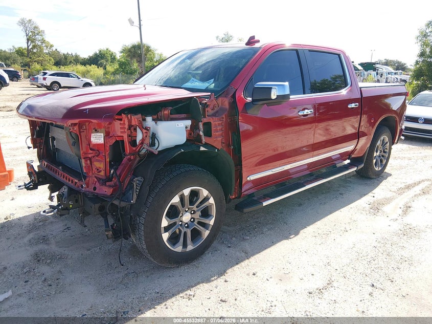 2024 Chevrolet Silverado VIN 1GCUDJED2RZ110807 IAAI salvage auction — FRONT END, Rebuildable (Florida), sold $24,850 on 2026-07-20 (photo 2)
