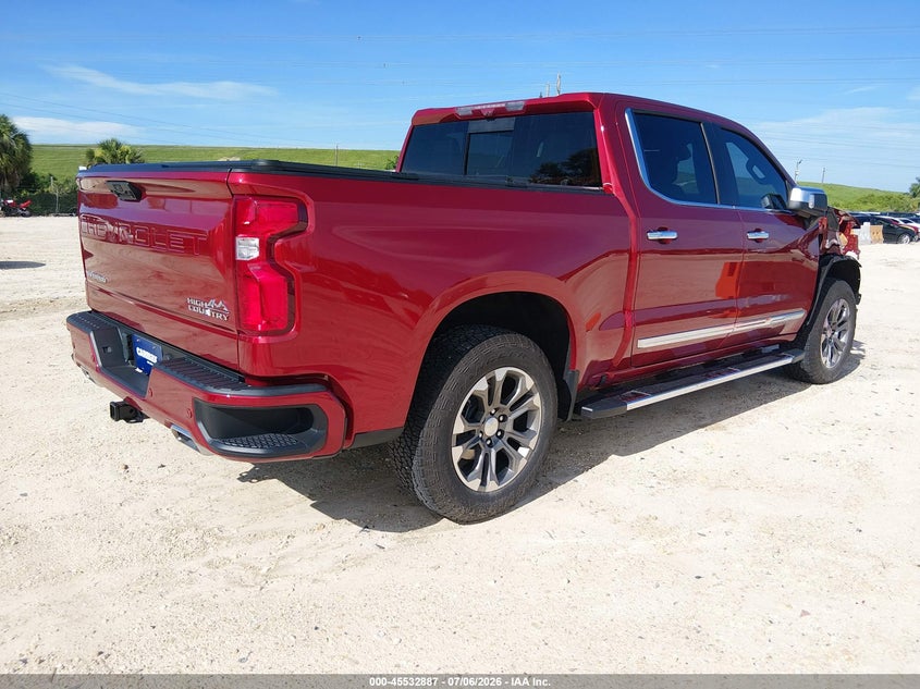 2024 Chevrolet Silverado VIN 1GCUDJED2RZ110807 IAAI salvage auction — FRONT END, Rebuildable (Florida), sold $24,850 on 2026-07-20 (photo 4)