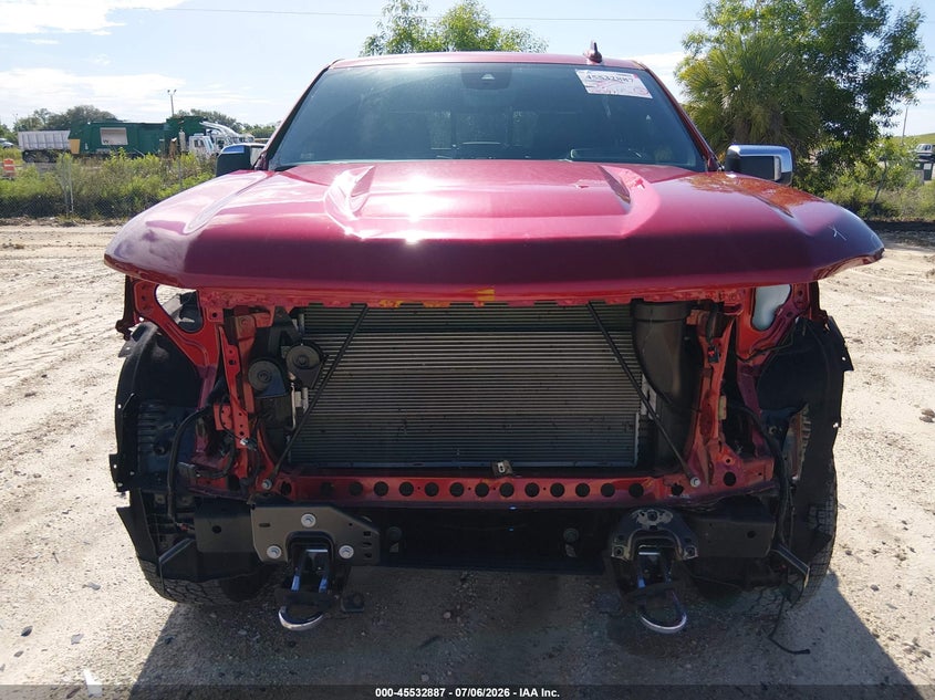 2024 Chevrolet Silverado VIN 1GCUDJED2RZ110807 IAAI salvage auction — FRONT END, Rebuildable (Florida), sold $24,850 on 2026-07-20 (photo 6)