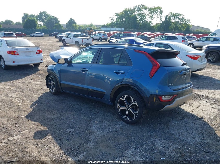 2023 Kia Niro VIN KNDCT3LE0P5047796 IAAI salvage auction — FRONT END, Salvage (Pennsylvania), sold $2,150 on 2026-07-24 (photo 3)
