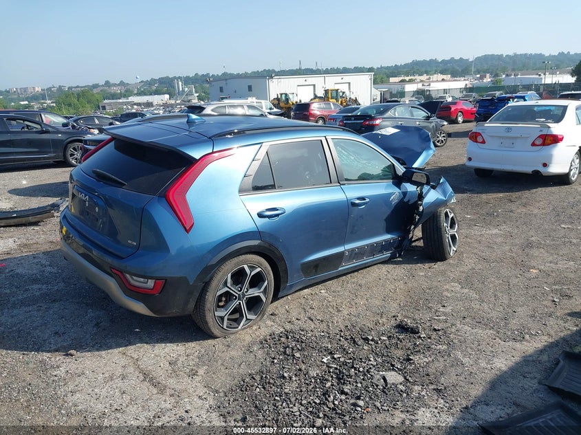 2023 Kia Niro VIN KNDCT3LE0P5047796 IAAI salvage auction — FRONT END, Salvage (Pennsylvania), sold $2,150 on 2026-07-24 (photo 4)