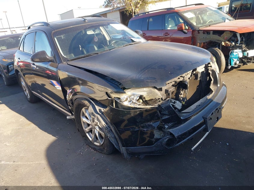 2008 Infiniti Fx35 VIN JNRAS08W08X210415 IAAI salvage auction — RIGHT FRONT, Salvage Certificate (California), sold $425 on 2026-07-31 (photo 6)