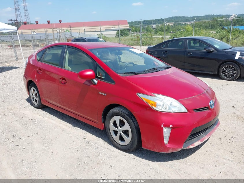 2013 Toyota Prius VIN JTDKN3DUXD5660953 IAAI salvage auction — NORMAL WEAR, Clear (Pennsylvania), sold $2,500 on 2026-07-07 (photo 1)
