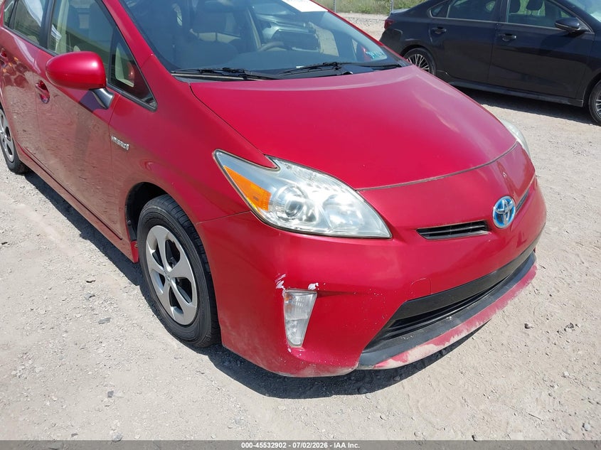 2013 Toyota Prius VIN JTDKN3DUXD5660953 IAAI salvage auction — NORMAL WEAR, Clear (Pennsylvania), sold $2,500 on 2026-07-07 (photo 6)