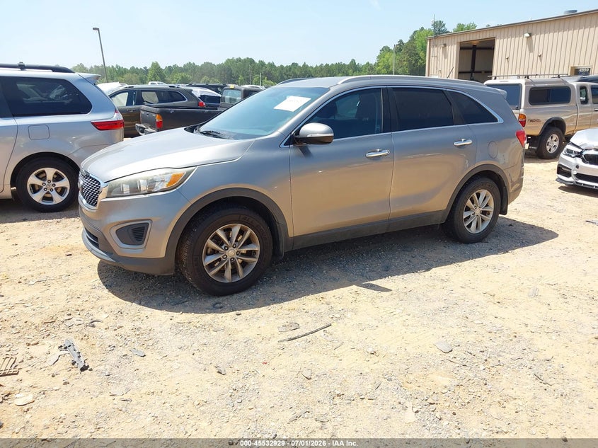 2017 Kia Sorento VIN 5XYPG4A59HG200554 IAAI salvage auction — NORMAL WEAR, Clear-Dealer Only (North Carolina), sold $1,350 on 2026-07-27 (photo 2)