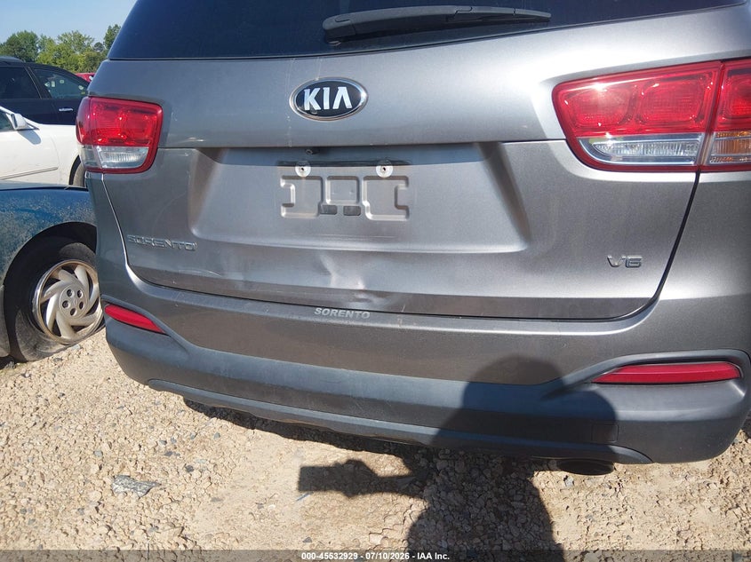 2017 Kia Sorento VIN 5XYPG4A59HG200554 IAAI salvage auction — NORMAL WEAR, Clear-Dealer Only (North Carolina), sold $1,350 on 2026-07-27 (photo 6)