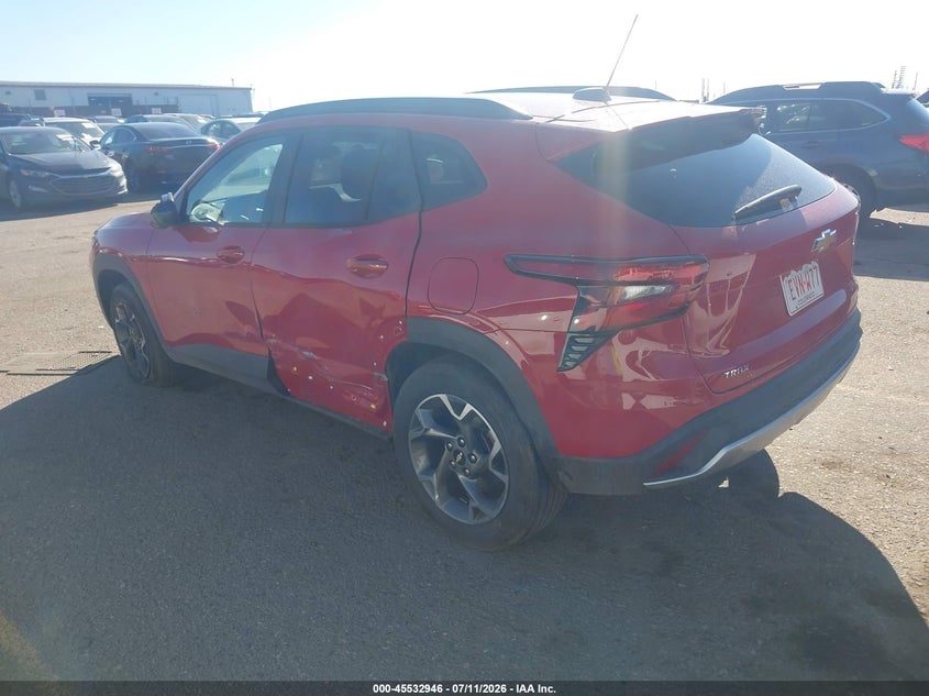 2026 Chevrolet Trax VIN KL77LHEP5TC169103 IAAI salvage auction — FRONT & REAR, Enterprise Vehicles Clear Only (Colorado), sold $12,650 on 2026-07-14 (photo 3)