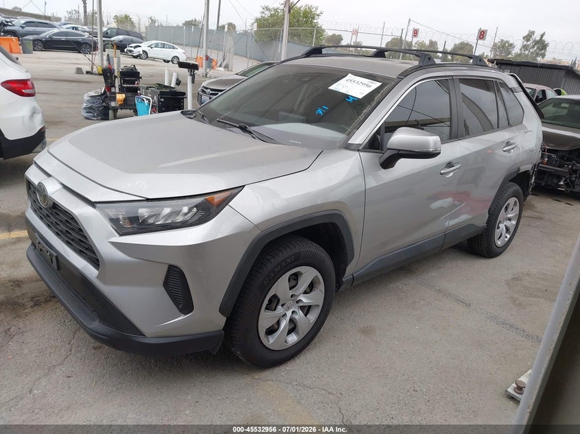 2019 Toyota Rav 4 VIN JTMK1RFV8KJ001603 IAAI salvage auction — REAR END, Salvage (California), sold $6,000 on 2026-07-22 (photo 2)