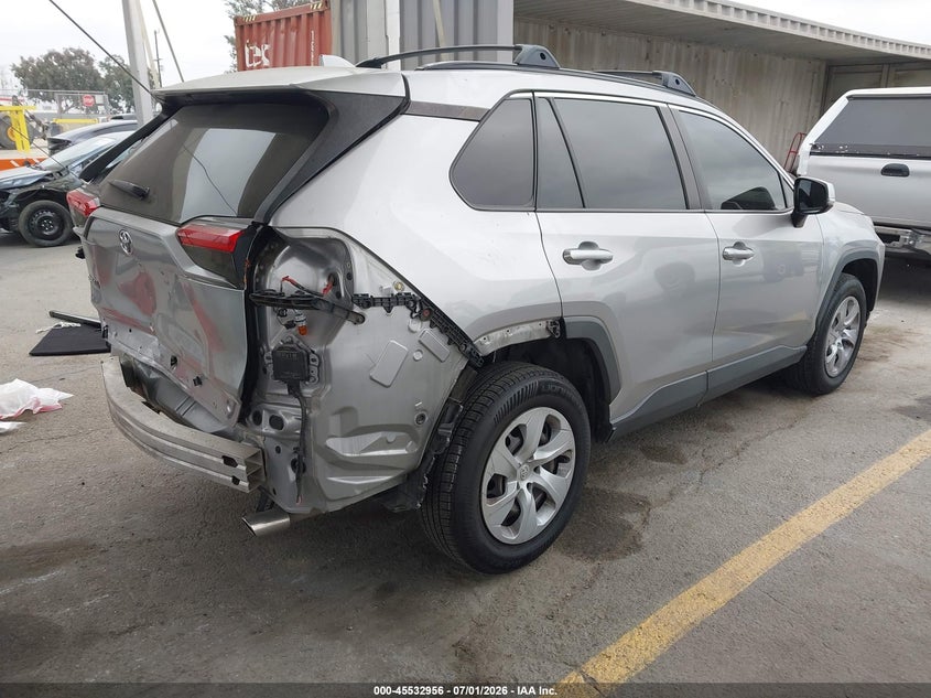 2019 Toyota Rav 4 VIN JTMK1RFV8KJ001603 IAAI salvage auction — REAR END, Salvage (California), sold $6,000 on 2026-07-22 (photo 4)