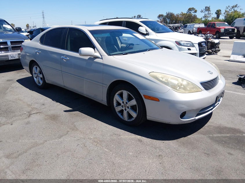 2006 Lexus Es 330 VIN JTHBA30G765172430 IAAI salvage auction — RIGHT FRONT, Salvage (California), sold $1,250 on 2026-07-16 (photo 1)