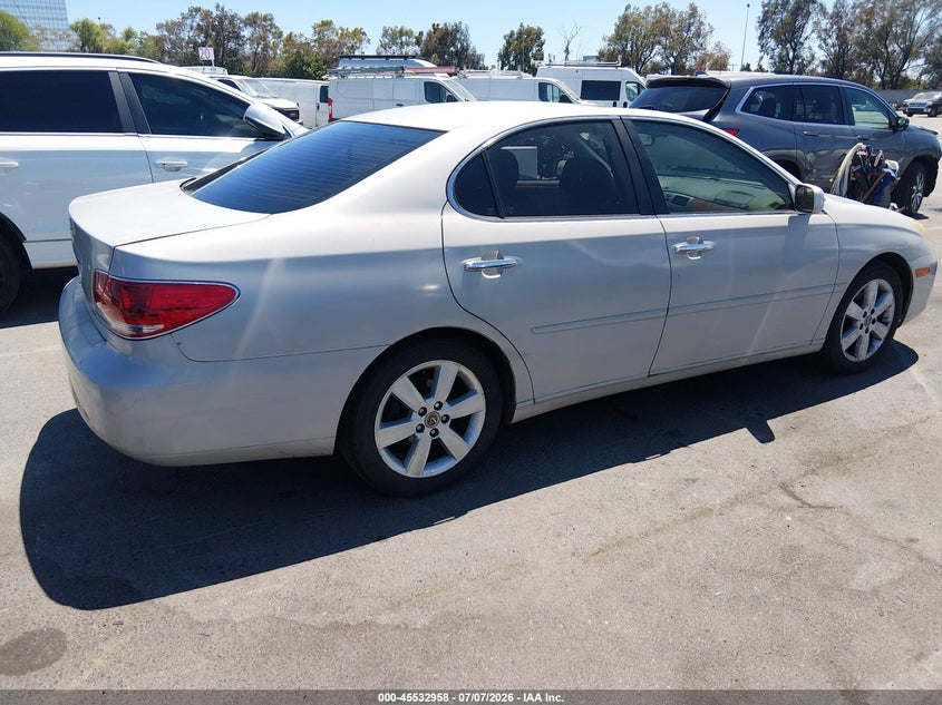 2006 Lexus Es 330 VIN JTHBA30G765172430 IAAI salvage auction — RIGHT FRONT, Salvage (California), sold $1,250 on 2026-07-16 (photo 4)