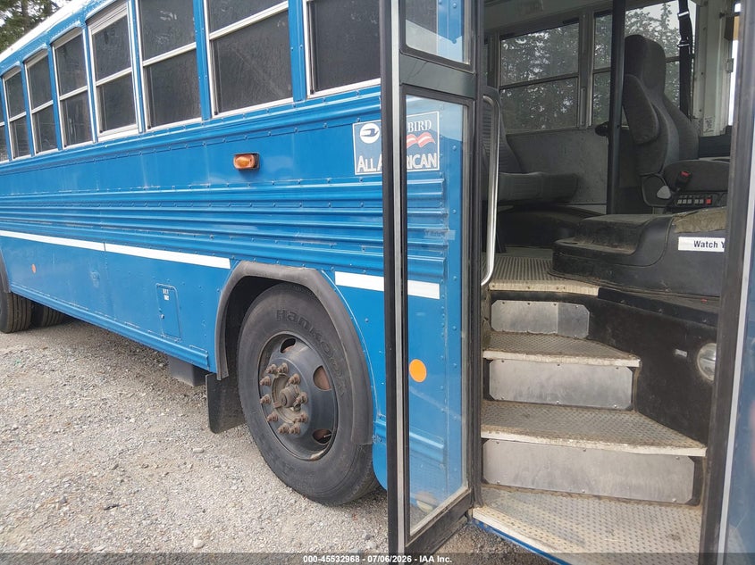 2016 Blue bird School bus / transit bus VIN 1BABLCPA7GF320613 IAAI salvage auction — ENGINE DAMAGE, Sf97 (Washington), sold $12,000 on 2026-07-29 (photo 6)