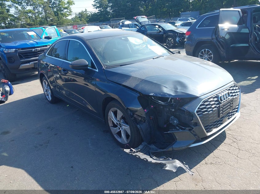 2023 Audi A3 VIN WAUAUDGY5PA076052 — IAAI salvage auction photo