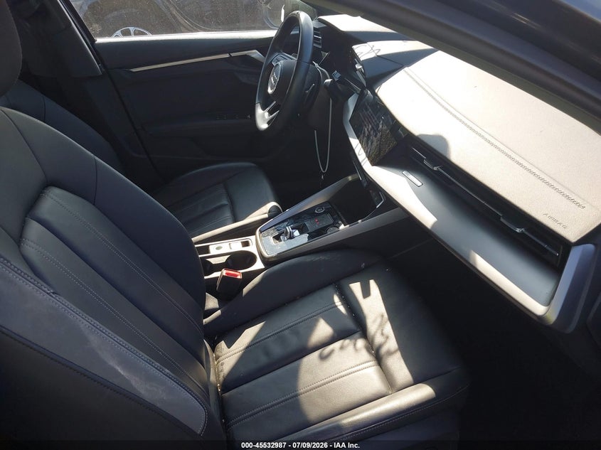 2023 Audi A3 VIN WAUAUDGY5PA076052 IAAI salvage auction — RIGHT FRONT, Salvage Title, sold $8,100 on 2026-09-01 (photo 5)