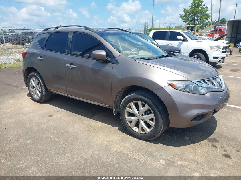 2014 Nissan Murano VIN JN8AZ1MU5EW421282 IAAI salvage auction — NORMAL WEAR, Clear (Mississippi), sold $425 on 2026-07-23 (photo 1)