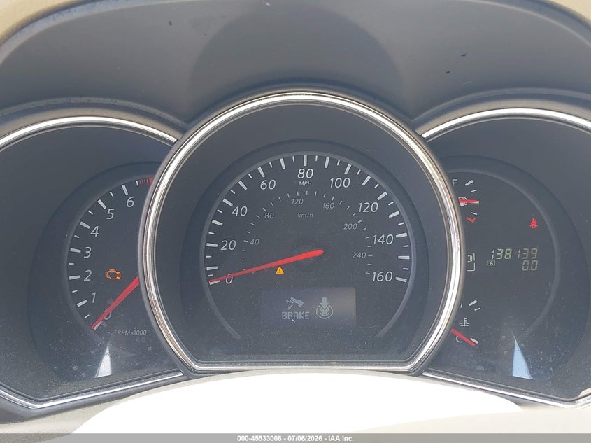 2014 Nissan Murano VIN JN8AZ1MU5EW421282 IAAI salvage auction — NORMAL WEAR, Clear (Mississippi), sold $425 on 2026-07-23 (photo 7)