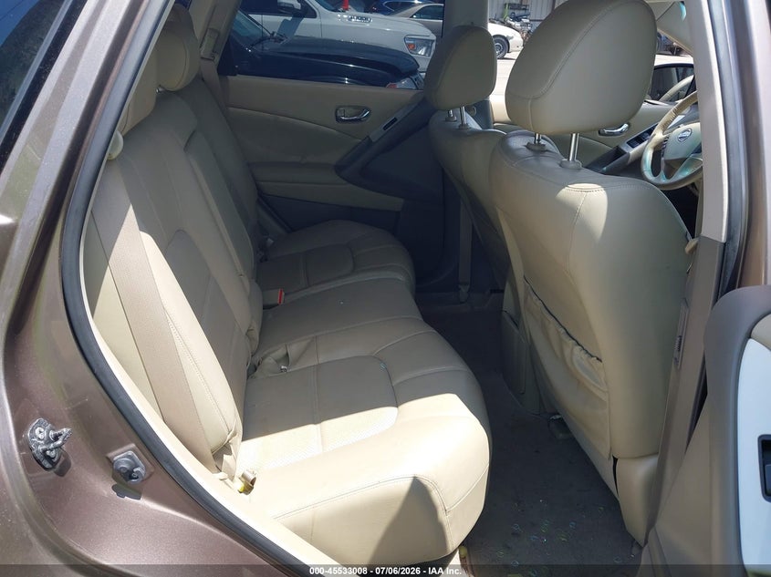 2014 Nissan Murano VIN JN8AZ1MU5EW421282 IAAI salvage auction — NORMAL WEAR, Clear (Mississippi), sold $425 on 2026-07-23 (photo 8)