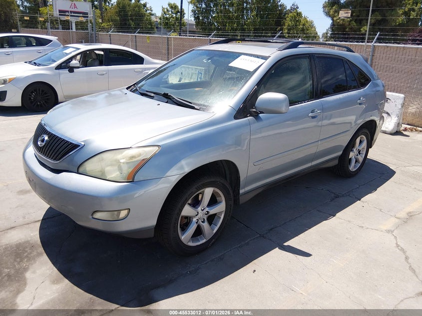 2005 Lexus Rx 330 VIN JTJGA31U850054908 IAAI salvage auction — NORMAL WEAR, Clear - Dealer Only (California), sold $775 on 2026-07-29 (photo 2)