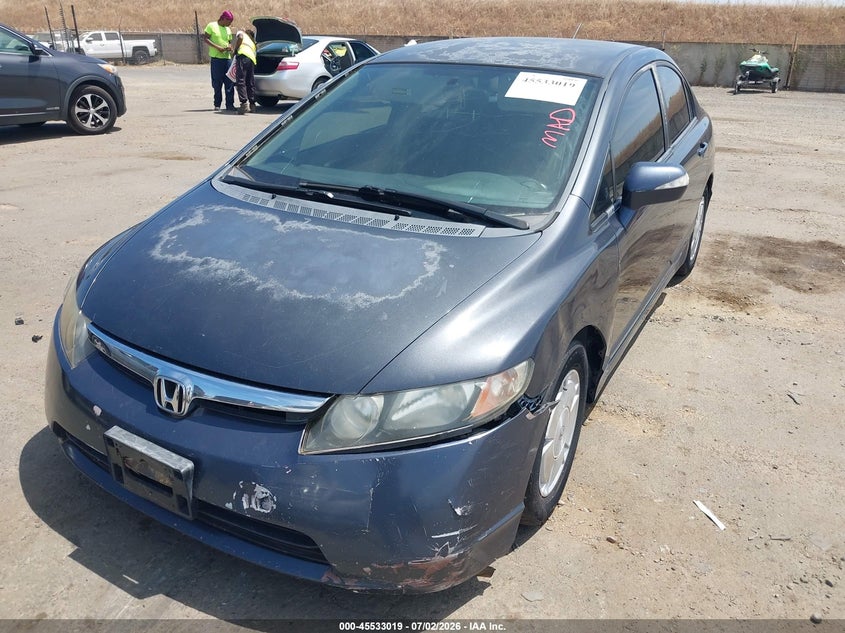 2007 Honda Civic hybrid VIN JHMFA36227S010026 IAAI salvage auction — NORMAL WEAR, Clear - Dealer Only (California), sold $400 on 2026-07-15 (photo 2)