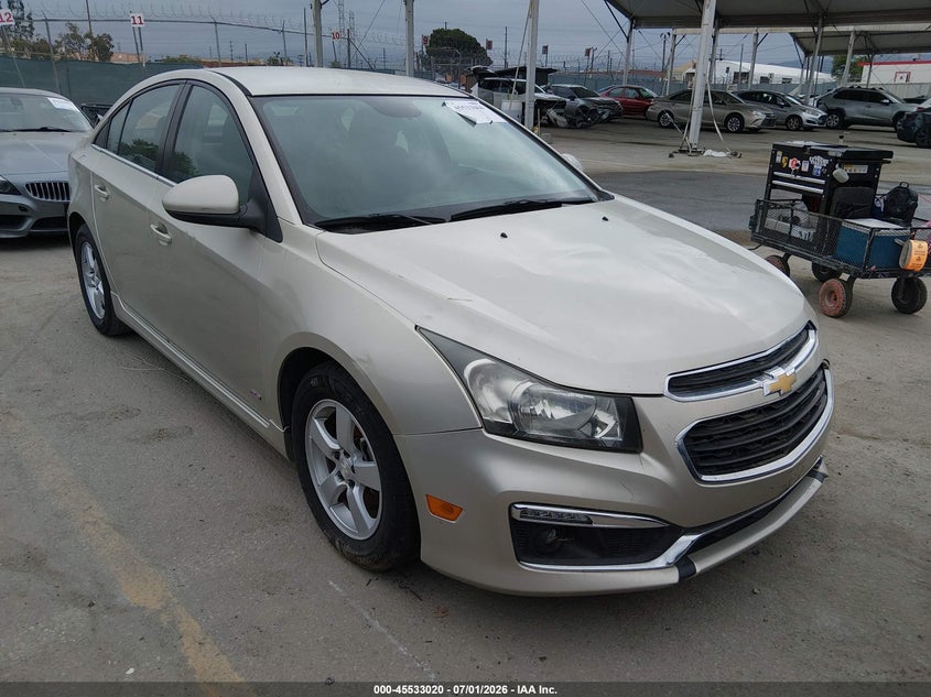 2016 Chevrolet Cruze VIN 1G1PE5SB5G7207781 IAAI salvage auction — UNKNOWN, Clear - Dealer Only (California), sold $825 on 2026-07-21 (photo 1)
