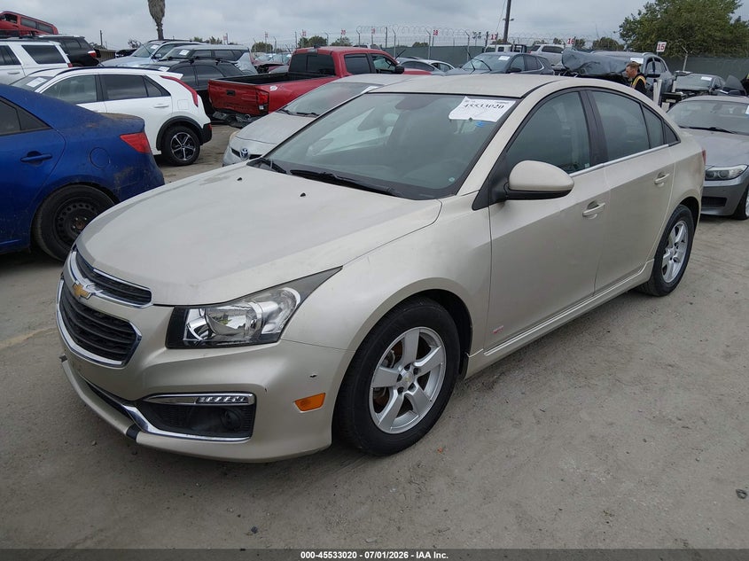 2016 Chevrolet Cruze VIN 1G1PE5SB5G7207781 IAAI salvage auction — UNKNOWN, Clear - Dealer Only (California), sold $175 on 2026-07-22 (photo 2)