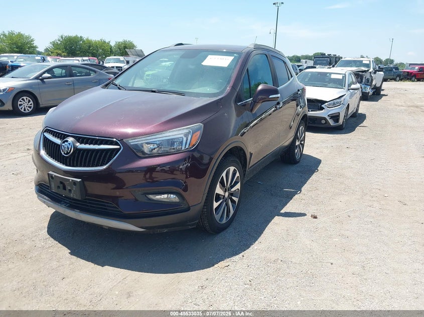 2018 Buick Encore VIN KL4CJBSB6JB609887 IAAI salvage auction — NORMAL WEAR, Regular Certificate (Iowa), sold $1,550 on 2026-07-13 (photo 2)