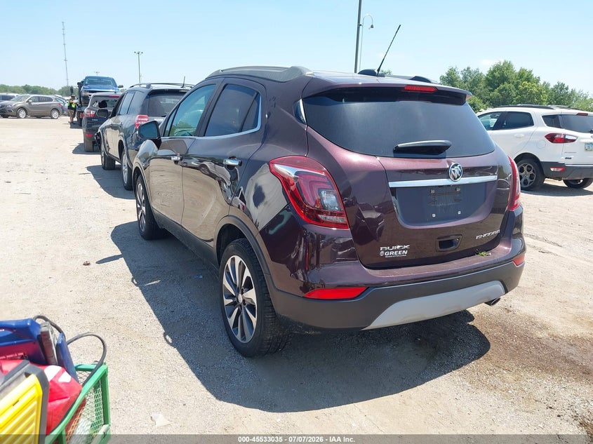 2018 Buick Encore VIN KL4CJBSB6JB609887 IAAI salvage auction — NORMAL WEAR, Regular Certificate (Iowa), sold $1,550 on 2026-07-13 (photo 3)
