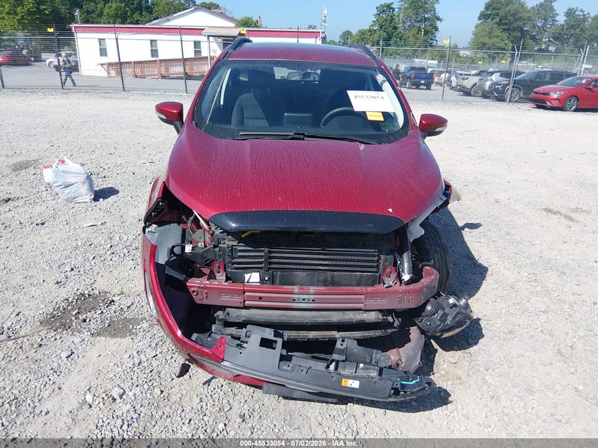 2022 Ford Ecosport VIN MAJ6S3GL1NC459880 IAAI salvage auction — FRONT END, Salvage (West Virginia), sold $25 on 2026-07-29 (photo 6)