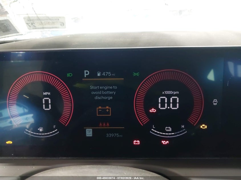 2025 Hyundai Tucson VIN KM8JBDD10SU260107 IAAI salvage auction — FRONT END, Salvage Title, sold $9,300 on 2026-08-22 (photo 7)