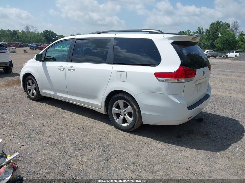 2012 Toyota Sienna VIN 5TDKK3DCXCS176189 IAAI salvage auction — SIDE, Salvage (Ohio), sold $3,500 on 2026-07-13 (photo 3)