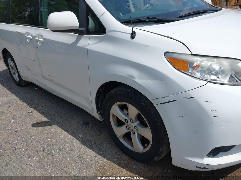 2012 Toyota Sienna VIN 5TDKK3DCXCS176189 IAAI salvage auction — SIDE, Salvage (Ohio), sold $3,500 on 2026-07-13 (photo 6)