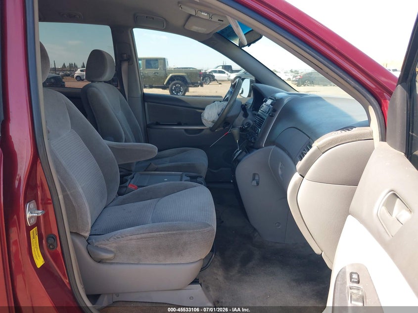 2006 Toyota Sienna VIN 5TDZA23C96S449432 IAAI salvage auction — FRONT END, Salvage (California), sold $850 on 2026-07-22 (photo 5)