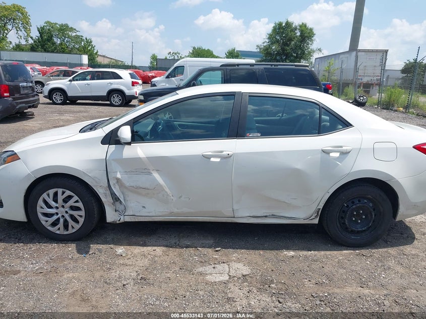 2018 Toyota Corolla VIN 5YFBURHE0JP835931 IAAI salvage auction — LEFT SIDE, Salvage Title, sold $2,700 on 2026-08-01 (photo 6)