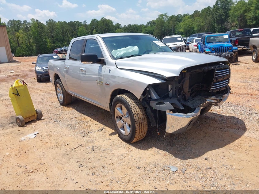 2013 Ram 1500 VIN 1C6RR6LT2DS510065 IAAI salvage auction — FRONT END, Salvage Title, sold $225 on 2026-07-20 (photo 1)