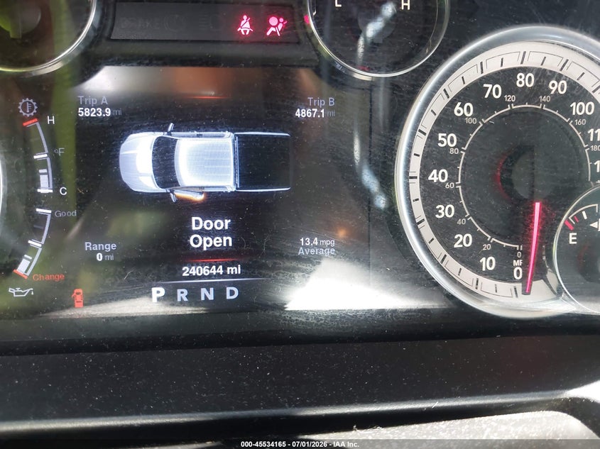 2013 Ram 1500 VIN 1C6RR6LT2DS510065 IAAI salvage auction — FRONT END, Salvage Title, sold $225 on 2026-07-20 (photo 7)