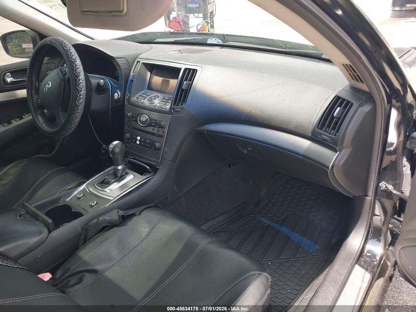 2013 Infiniti G VIN JN1CV6AP5DM716035 IAAI salvage auction — FRONT END, Rebuildable (Florida), sold $1,500 on 2026-07-16 (photo 5)